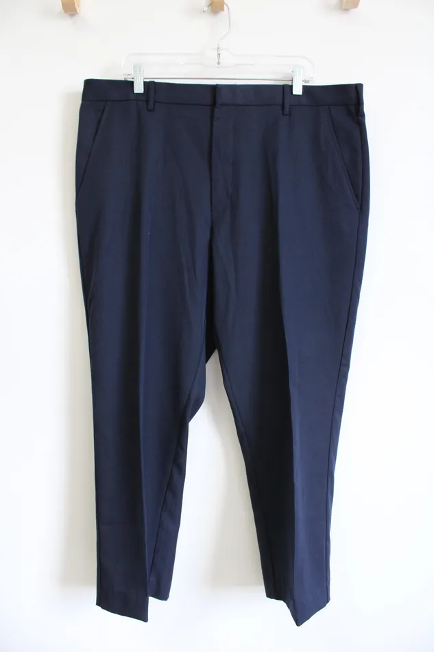 Rings Basic Editions Basic Editions Navy Blue Dress Pants 38X30