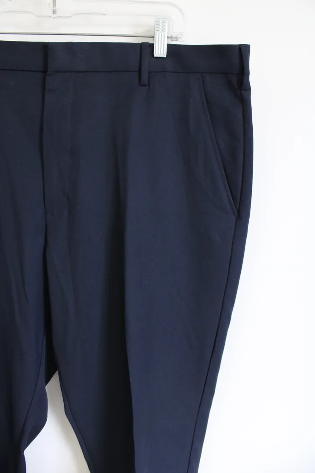 Rings Basic Editions Basic Editions Navy Blue Dress Pants 38X30
