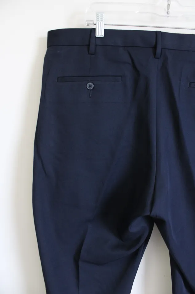 Rings Basic Editions Basic Editions Navy Blue Dress Pants 38X30