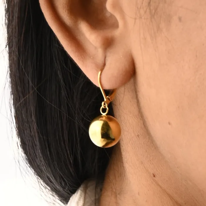 Earrings Jewelvers 18K GoldFilled Ball Dangle Earrings for Women