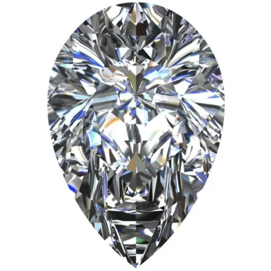 FIRE BRILLIANCE Earrings Pear LabGrown Diamond