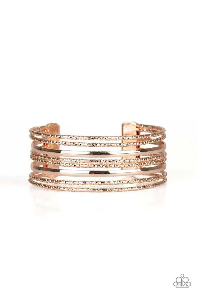 Bracelets Paparazzi Jewelry Paparazzi Bracelet Stack Shack Rose Gold