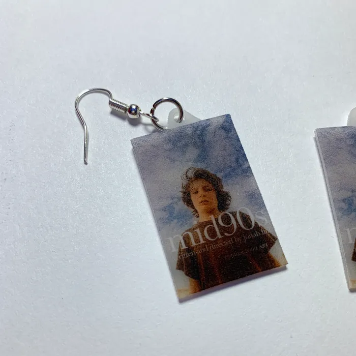 Earrings Mid 90s Movie Poster Handmade Earrings Sam Makes Things