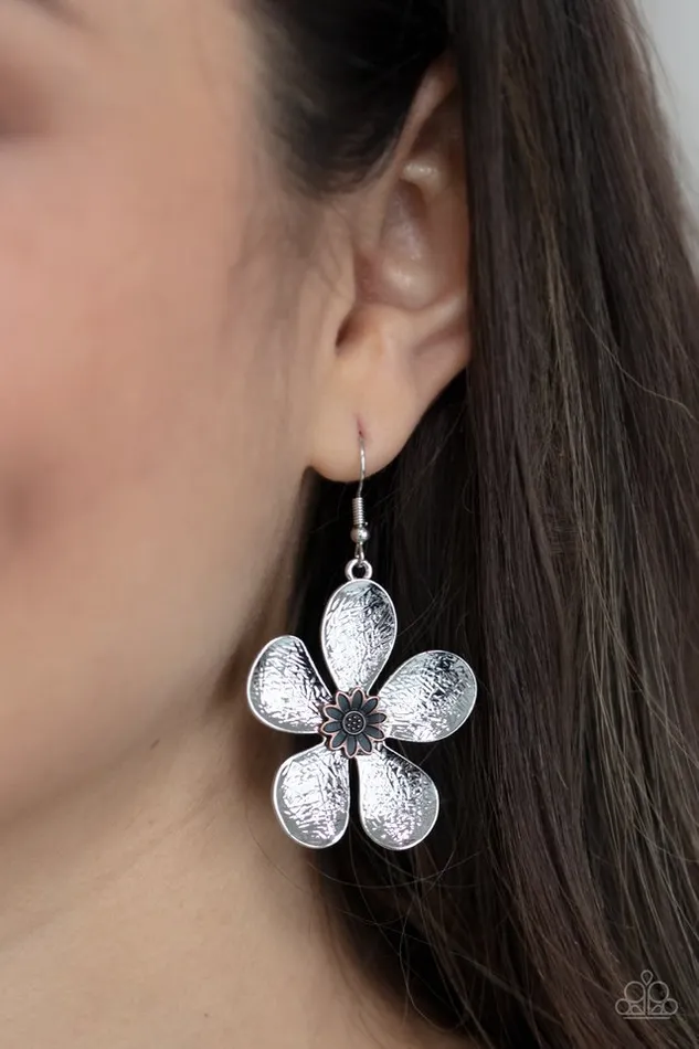 Earrings Paparazzi Jewelry Paparazzi Earring Fresh Florals Silver