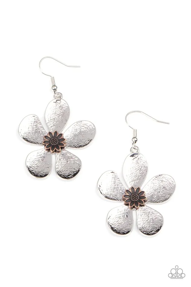 Earrings Paparazzi Jewelry Paparazzi Earring Fresh Florals Silver