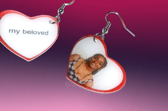 Earrings Sam Makes Things READY TO SHIP My Beloved Character Locket Hearts 2D detailed Handmade Earrings Earrings Sam Makes Things READY TO SHIP My Beloved Character Locket Hearts 2D detailed Handmade Earrings