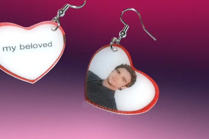 Earrings Sam Makes Things READY TO SHIP My Beloved Character Locket Hearts 2D detailed Handmade Earrings Earrings Sam Makes Things READY TO SHIP My Beloved Character Locket Hearts 2D detailed Handmade Earrings