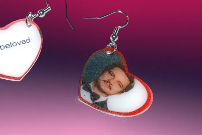 Earrings Sam Makes Things READY TO SHIP My Beloved Character Locket Hearts 2D detailed Handmade Earrings Earrings Sam Makes Things READY TO SHIP My Beloved Character Locket Hearts 2D detailed Handmade Earrings