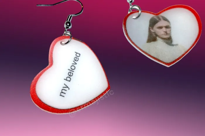 Earrings Sam Makes Things READY TO SHIP My Beloved Character Locket Hearts 2D detailed Handmade Earrings Earrings Sam Makes Things READY TO SHIP My Beloved Character Locket Hearts 2D detailed Handmade Earrings