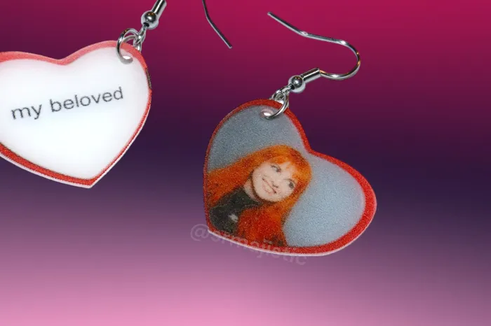 Earrings Sam Makes Things READY TO SHIP My Beloved Character Locket Hearts 2D detailed Handmade Earrings Earrings Sam Makes Things READY TO SHIP My Beloved Character Locket Hearts 2D detailed Handmade Earrings