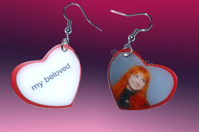 Earrings Sam Makes Things READY TO SHIP My Beloved Character Locket Hearts 2D detailed Handmade Earrings Earrings Sam Makes Things READY TO SHIP My Beloved Character Locket Hearts 2D detailed Handmade Earrings