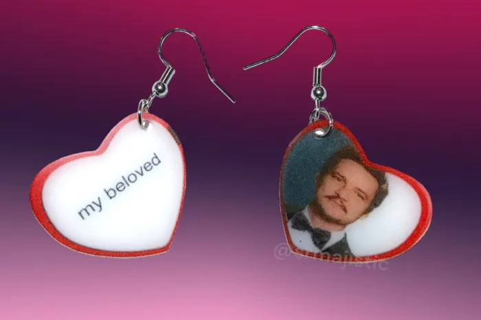 Earrings Sam Makes Things READY TO SHIP My Beloved Character Locket Hearts 2D detailed Handmade Earrings Earrings Sam Makes Things READY TO SHIP My Beloved Character Locket Hearts 2D detailed Handmade Earrings