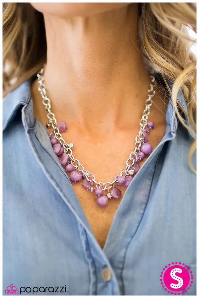 Necklaces Paparazzi Jewelry Paparazzi Necklace Catch 22 Purple