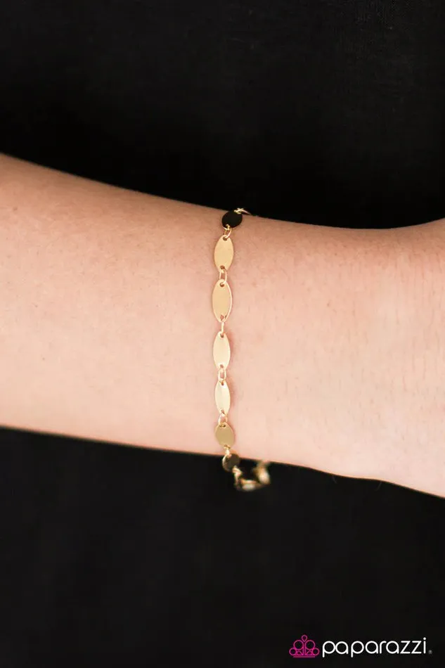 Paparazzi Bracelet Flash Fire Gold Paparazzi Jewelry Bracelets