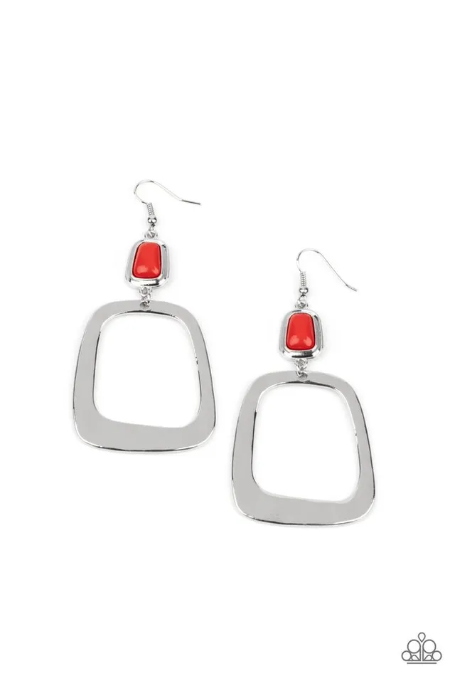 Paparazzi Earring Material Girl Mod Red Paparazzi Jewelry Earrings Paparazzi Earring Material Girl Mod Red Paparazzi Jewelry Earrings