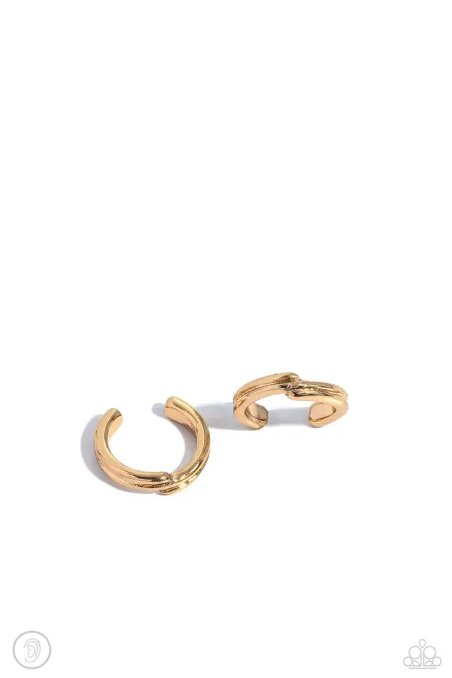 Paparazzi Jewelry Earrings Paparazzi Earring Linear Legacy Gold Paparazzi Jewelry Earrings Paparazzi Earring Linear Legacy Gold