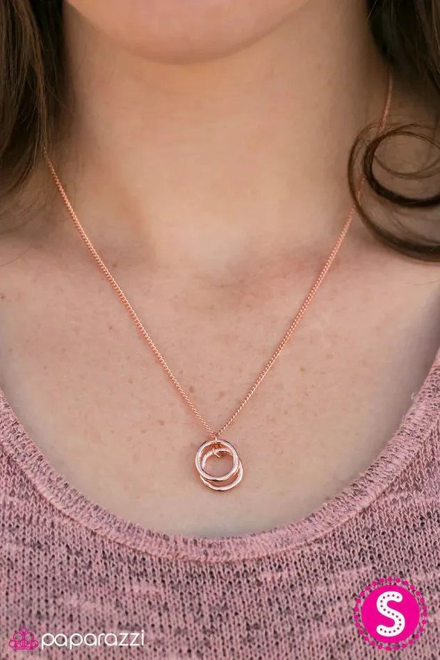 Paparazzi Jewelry Necklaces Paparazzi Necklace All Is Calm All Is Bright Copper