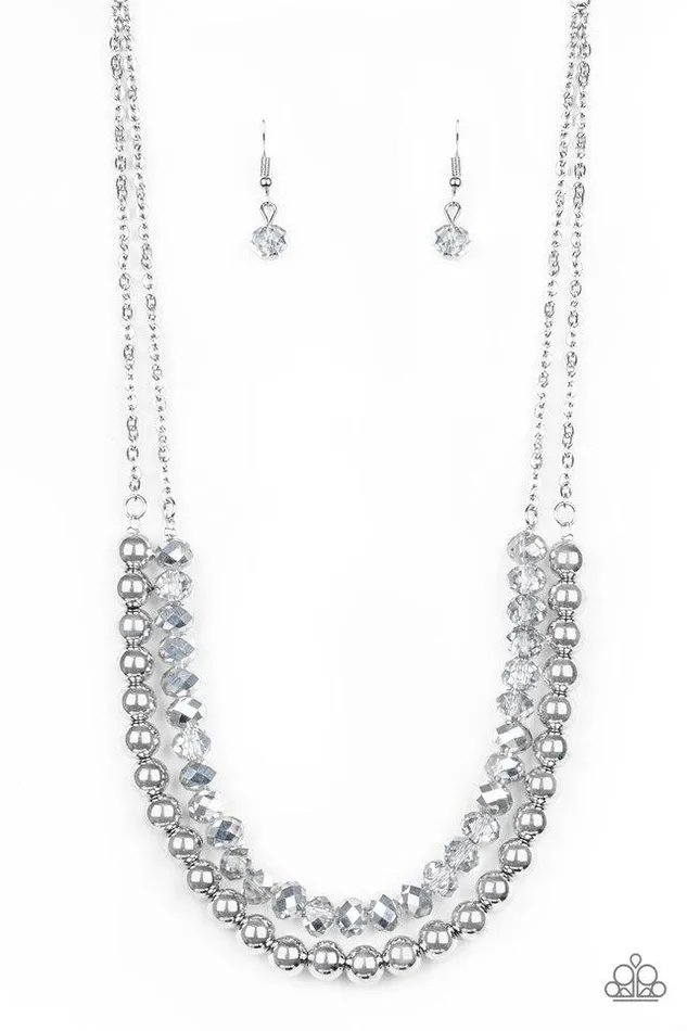 Paparazzi Jewelry Necklaces Paparazzi Necklace Color Of The Day Silver