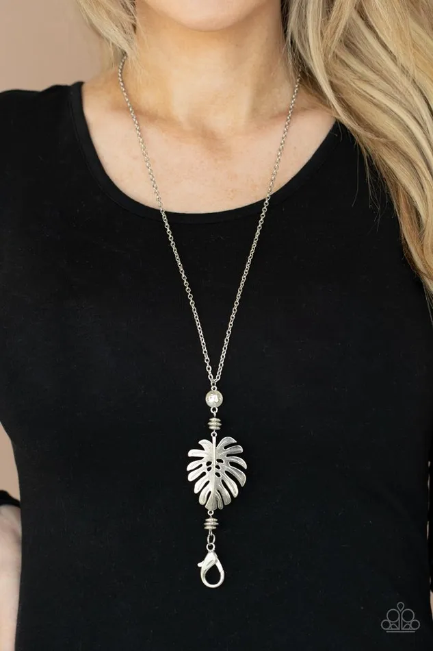 Paparazzi Jewelry Necklaces Paparazzi Necklace Palm Promenade Silver