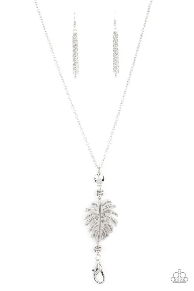 Paparazzi Jewelry Necklaces Paparazzi Necklace Palm Promenade Silver