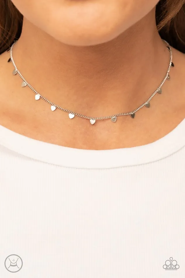 Paparazzi Jewelry Paparazzi Necklace Cupids Cutest Valentine Silver Necklaces