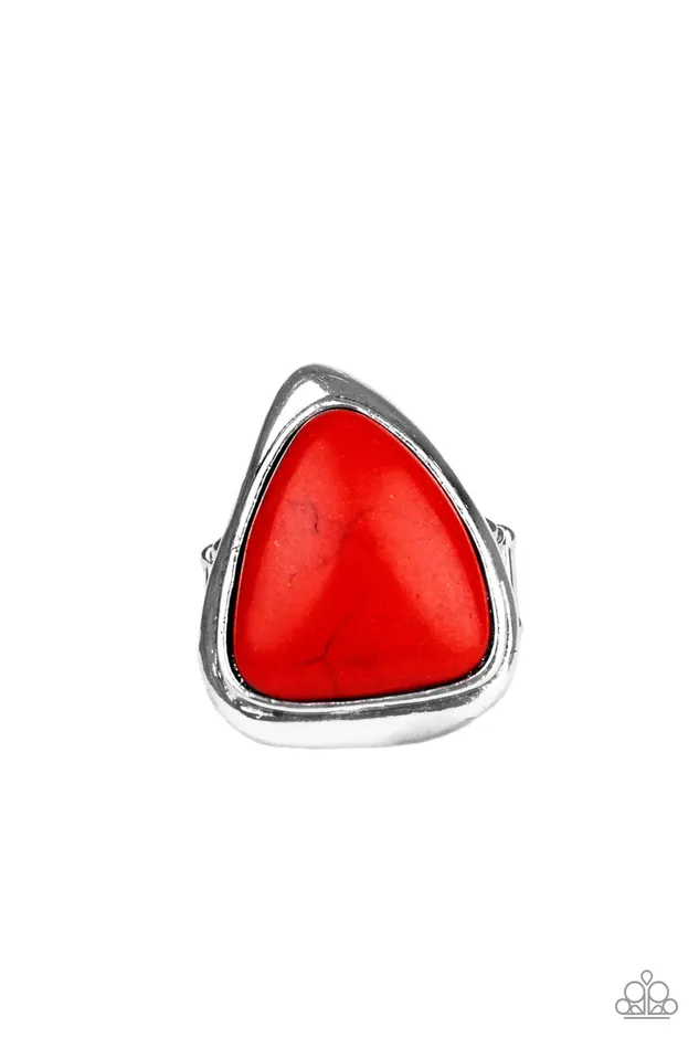 Paparazzi Ring Stone Scene Red Paparazzi Jewelry Rings