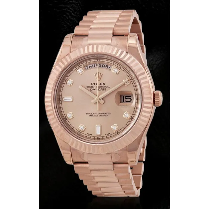 GB Bracelets Rolex Day Date 2 Mens 41 Mm Watch Champagne Dial President Bracelet GB Bracelets Rolex Day Date 2 Mens 41 Mm Watch Champagne Dial President Bracelet