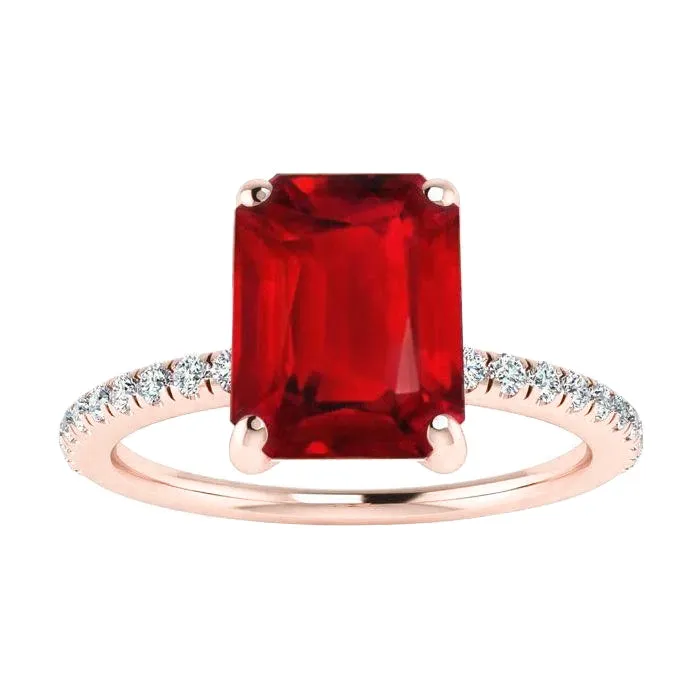 Rings GB Emerald Ruby GemStone Natural Earth Mined Diamond Wedding Ring 1125 Carats Rose Gold 14K Rings GB Emerald Ruby GemStone Natural Earth Mined Diamond Wedding Ring 1125 Carats Rose Gold 14K