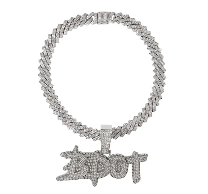 EMPIRE Necklaces CUSTOM PAVED NAME NECKLACE
