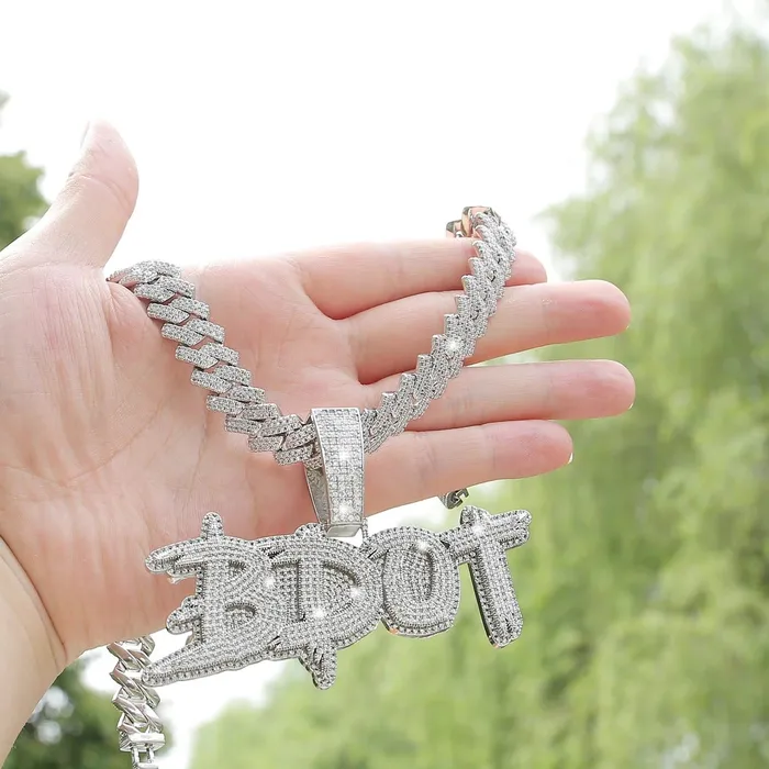 EMPIRE Necklaces CUSTOM PAVED NAME NECKLACE