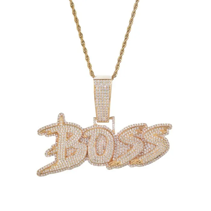 EMPIRE Necklaces CUSTOM PAVED NAME NECKLACE