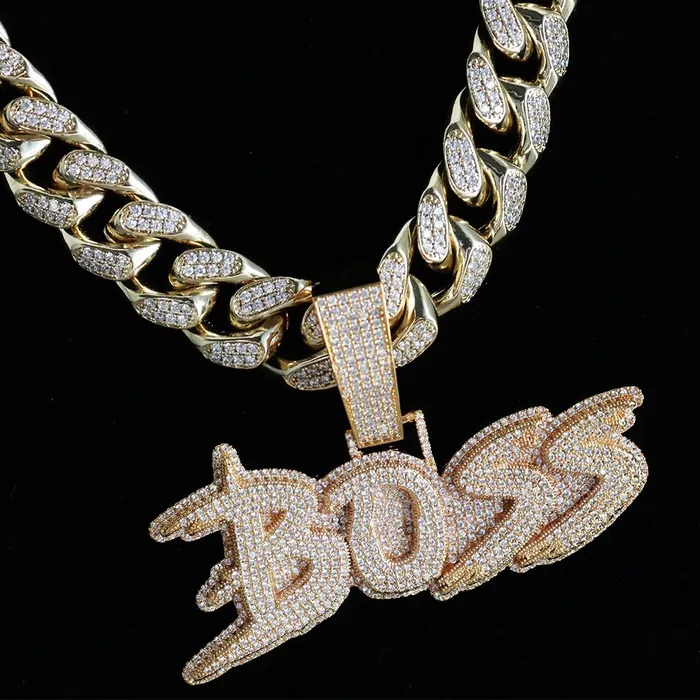 EMPIRE Necklaces CUSTOM PAVED NAME NECKLACE