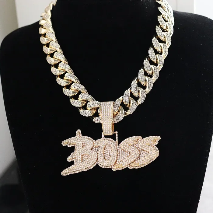 EMPIRE Necklaces CUSTOM PAVED NAME NECKLACE