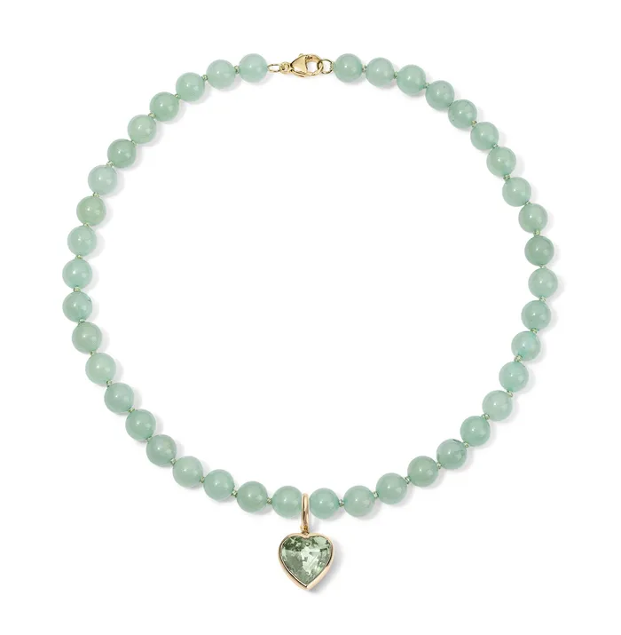 Green Aventurine Beaded Necklace SG Fine Necklaces