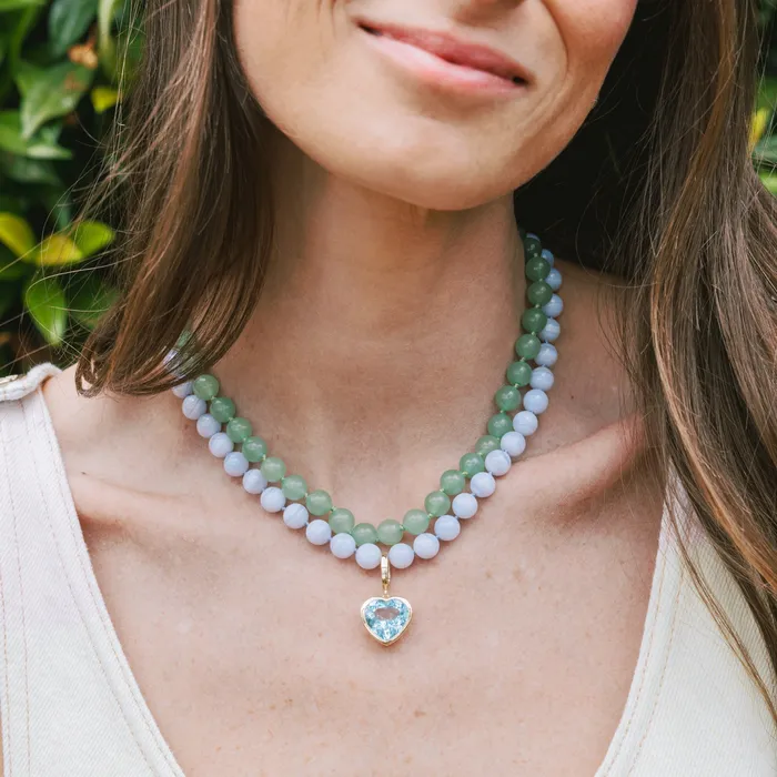 Green Aventurine Beaded Necklace SG Fine Necklaces