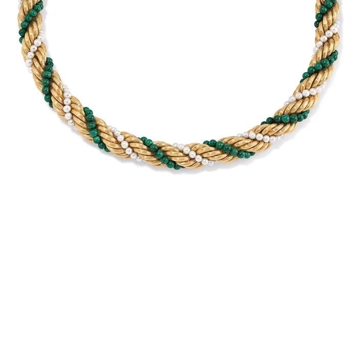 Necklaces SG Fine Malachite Rope Necklace