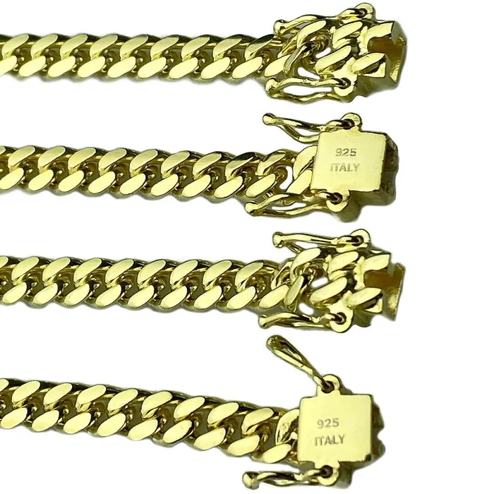 14K Gold Plated over 925 Silver Miami Cuban Link Chain Necklace 5MM 1824 Bling Cartel Admin Necklaces 14K Gold Plated over 925 Silver Miami Cuban Link Chain Necklace 5MM 1824 Bling Cartel Admin Necklaces