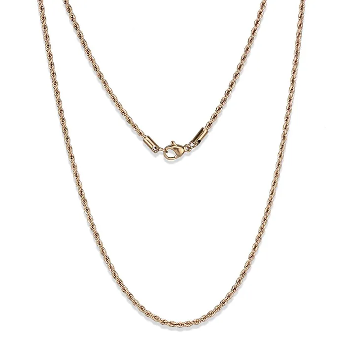 Alamode Bracelets TK2426R IP Rose GoldIon Plating Stainless Steel Chain with No Stone Alamode Bracelets TK2426R IP Rose GoldIon Plating Stainless Steel Chain with No Stone