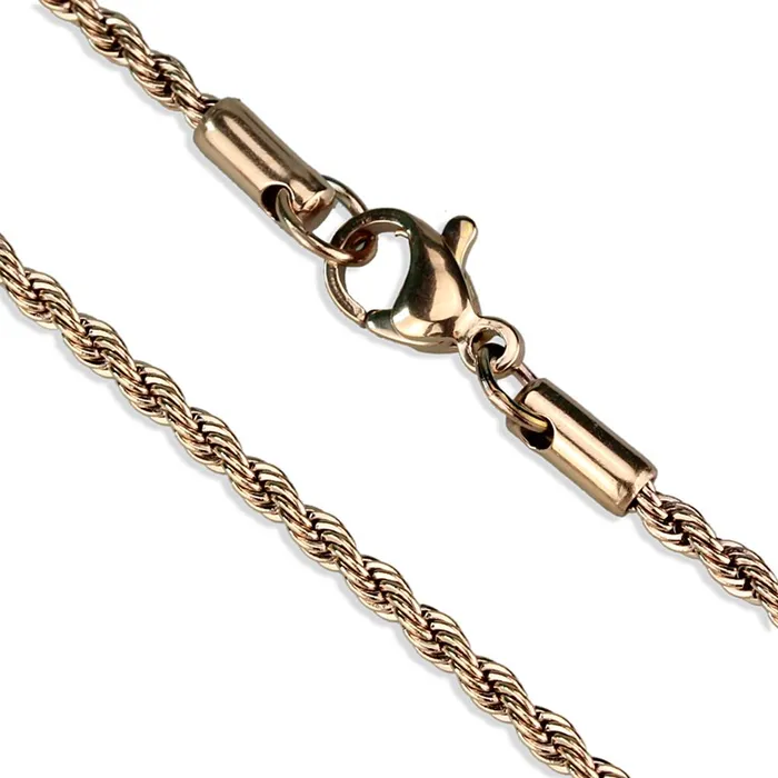 Alamode Bracelets TK2426R IP Rose GoldIon Plating Stainless Steel Chain with No Stone