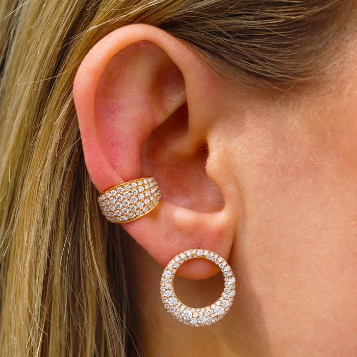 anitako Earrings SMALL PAVE DIAMOND GALAXY EARRINGS