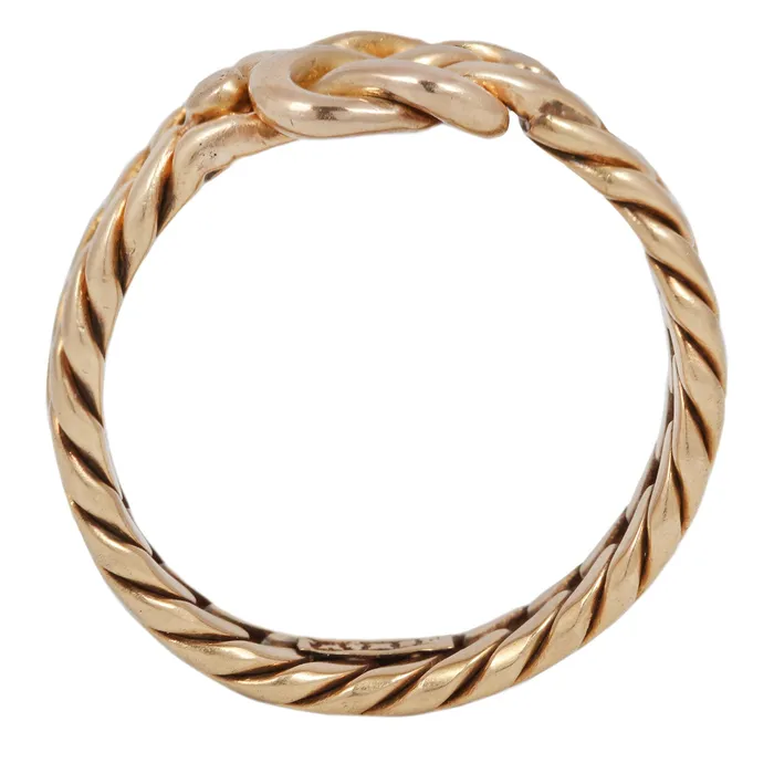 Antique Vintage Jewelry Rings Serpentine Knot Ring