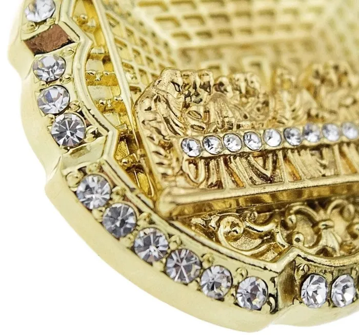 Bling Cartel Admin Necklaces The Last Supper Round Pendant Gold Finish Cuban Chain Necklace 30