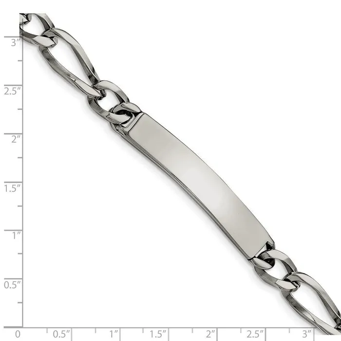 Bracelets Chisel Stainless Steel Polished ID Bracelet Bracelets Chisel Stainless Steel Polished ID Bracelet