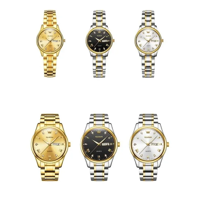 Bracelets Divine Inspiration Styles OLEVS Womens Fine Fashion Premium Quality Luxury Style Stainless Steel Bracelet Watch