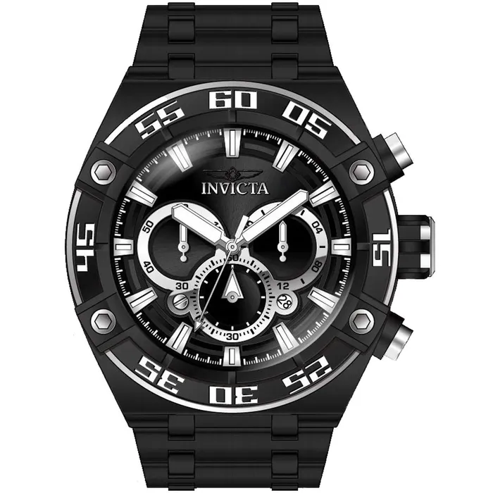 Bracelets Invicta Invicta Mens Chrono Watch Coalition Forces Black and Silver Dial Bracelet 37645 Bracelets Invicta Invicta Mens Chrono Watch Coalition Forces Black and Silver Dial Bracelet 37645