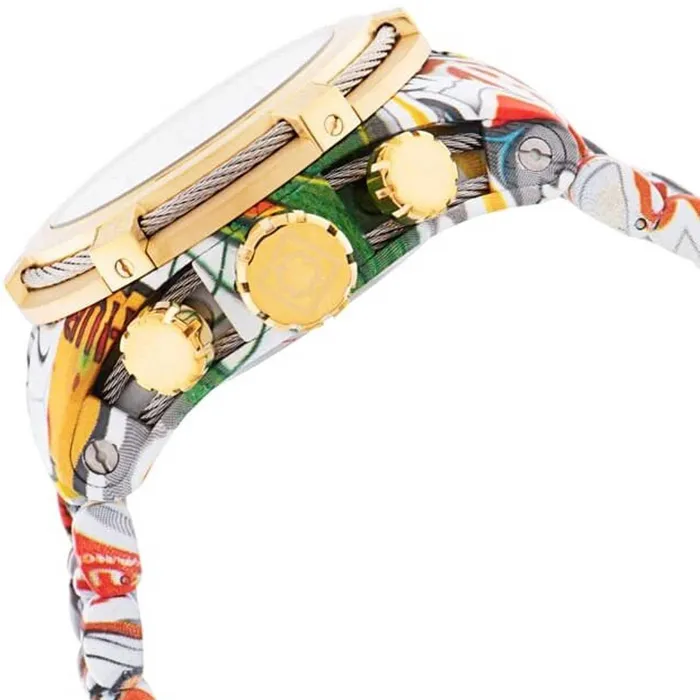 Bracelets Invicta Invicta Mens Swiss Quartz Watch Bolt Chronograph Stainless Steel Bracelet 34715