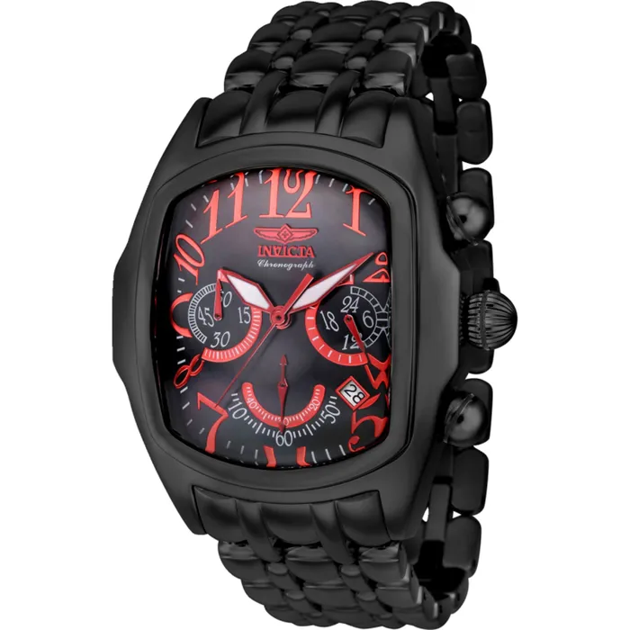 Bracelets Invicta Invicta Mens Watch Lupah Quartz Chronograph Black MOP Dial Steel Bracelet 43157 Bracelets Invicta Invicta Mens Watch Lupah Quartz Chronograph Black MOP Dial Steel Bracelet 43157