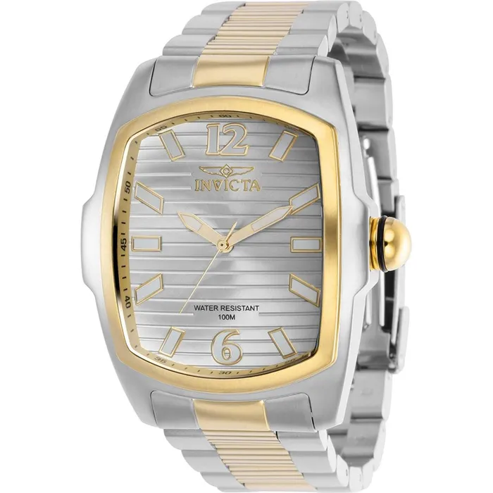 Bracelets Invicta Invicta Mens Watch Lupah Silver with Horizontal Lines Dial Steel Bracelet 39807 Bracelets Invicta Invicta Mens Watch Lupah Silver with Horizontal Lines Dial Steel Bracelet 39807