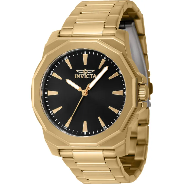Bracelets Invicta Invicta Mens Watch Speedway Quartz Black Dial Yellow Gold Steel Bracelet 46839 Bracelets Invicta Invicta Mens Watch Speedway Quartz Black Dial Yellow Gold Steel Bracelet 46839