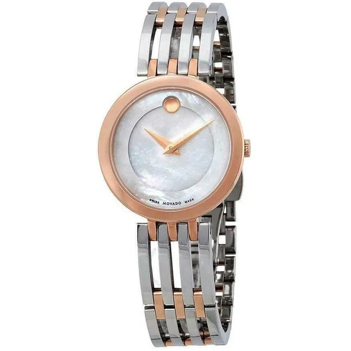 Bracelets Movado Movado Womens Quartz Watch Esperanza White MOP Dial Two Tone Bracelet 0607114 Bracelets Movado Movado Womens Quartz Watch Esperanza White MOP Dial Two Tone Bracelet 0607114